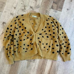 Madewell spotted sweater M NWOT